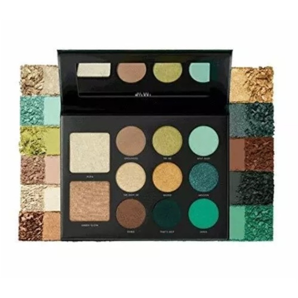 Milani Guilded shimmer Eyeshadow Palette Jade green NEW sealed box pallet